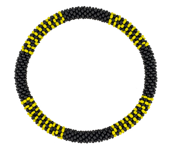 Men's Roll-On® Bracelet <br> Black and Yellow