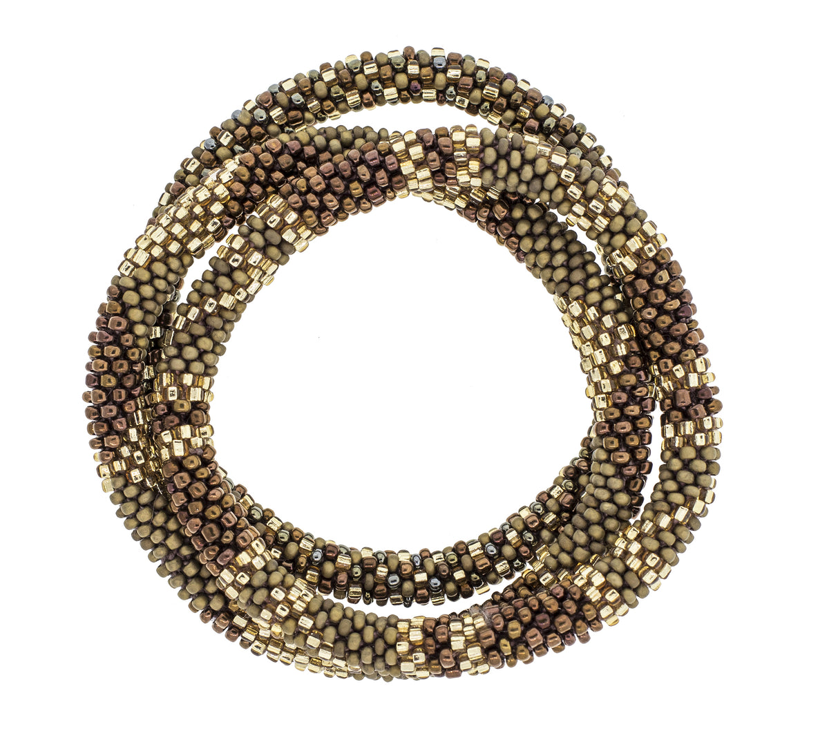 Fairtrade Bracelets | Amor Beaded Bracelet | Bought Beautifully Market Gold