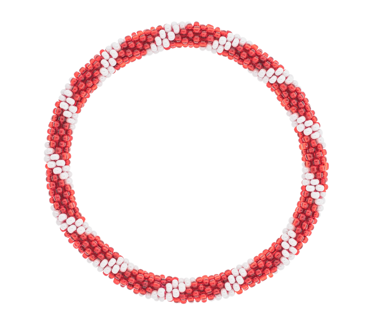 Wholesale / bulk bracelets/ recycled paperbead bracelets/ black& white red