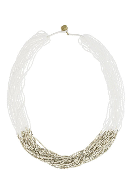 <br>Hema Necklace <br> White